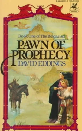 The cover for Pawn of Prophecy, the first book in the Belgariad series.